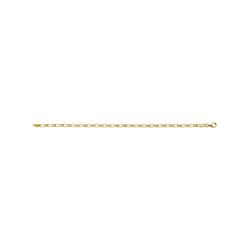 Bracelet  Maille Alternée 1/1 2,8 Mm 21 Cm