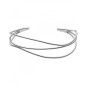 Skagen - Bracelet jonc multirang acier - Réf SKJ1124040