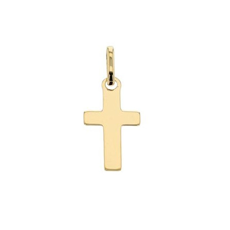Boucles D'Oreilles  Croix Or Jaune 9K 1010585 - Marque Collection Julien D'Orcel