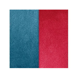 Les Georgettes - Cuir Manchette 25 mm Bleu/Framboise - Ref 702755199M7000