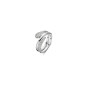 Naiomy - Bague multirang, argent 925/1000, oxyde de zirconium - Réf N7J01