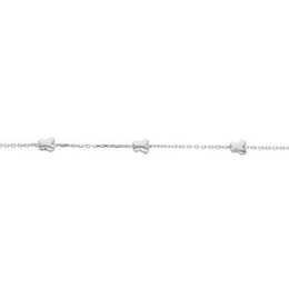 Bracelet  Papillons 17 Cm Argent Rhodié 925 1010998 - Marque Collection Julien D'Orcel   - Couleur Blanc