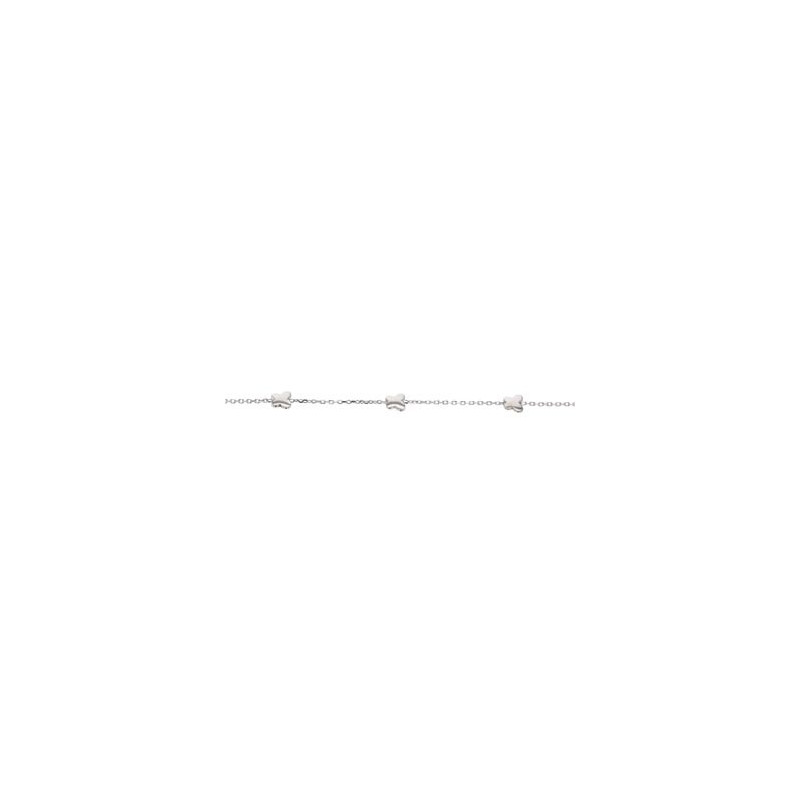 Bracelet  Papillons 17 Cm Argent Rhodié 925 1010998 - Marque Collection Julien D'Orcel   - Couleur Blanc