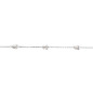 Bracelet  Papillons 17 Cm Argent Rhodié 925 1010998 - Marque Collection Julien D'Orcel   - Couleur Blanc