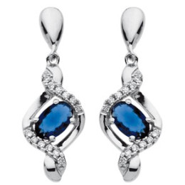 Boucles D'Oreilles  En Argent Et Oxydeydes
