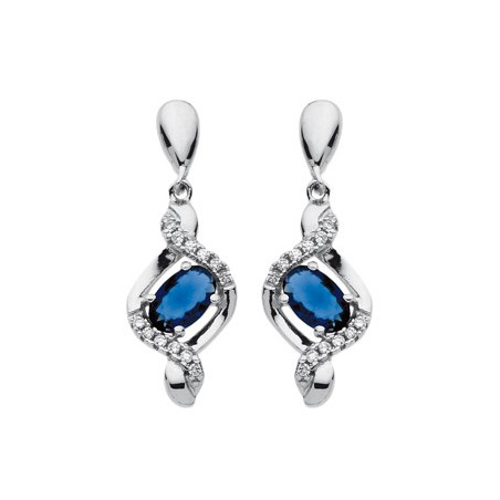 Boucles D'Oreilles  En Argent Et Oxydeydes