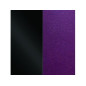 Les Georgettes - Cuir Manchette 40 mm Noir Vernis/Violine - Ref 702145799CJ000