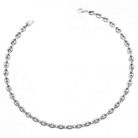 Phebus - Collier grains de café en acier - Réf 75-0045