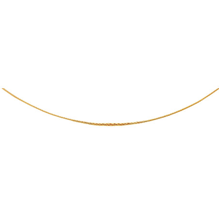 Collier Chute Maille Palmier 3,5 Mm 1004860 - Marque Collection Julien D'Orcel  Or 375/1000 - Couleur Jaune -