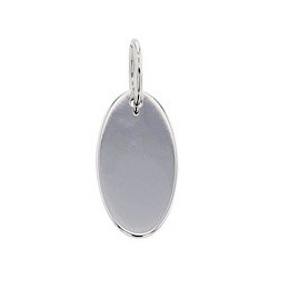 Pendentif Or Blanc 375 