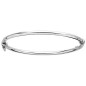 Bracelet jonc 3 Mm Argent Rhodié 1008067 - Marque Collection Julien D'Orcel  Argent 925/1000 - Couleur Blanc