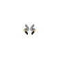 Boucles D'Oreilles  9K - 1014966 1014966 - Marque Collection Julien D'Orcel   - Couleur Bicolore - Oxydeyde De Zirconium