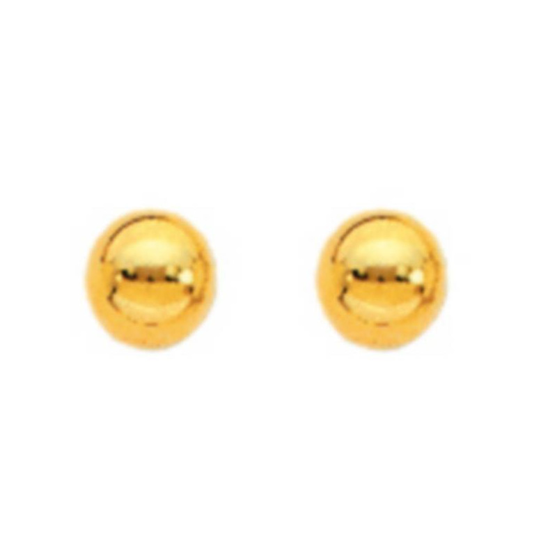 Boucles D'Oreilles  Boules 4 Mm 1004967 - Marque Collection Julien D'Orcel  Or 375/1000 - Couleur Jaune -