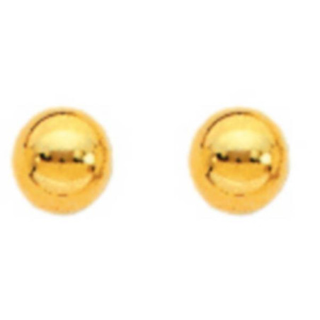 Boucles D'Oreilles  Boules 4 Mm 1004967 - Marque Collection Julien D'Orcel  Or 375/1000 - Couleur Jaune -