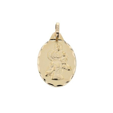 Médaille Unisexe  St-Christophe En Or Jaune 9K - Bijou Collection