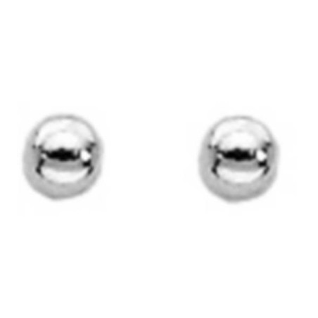 Boucles D'Oreilles  Boucles D'Oreilles  boule 3 Mm Or Bl 1005041 - Marque Collection Julien D'Orcel  Or 375/1000 - Couleur Blanc