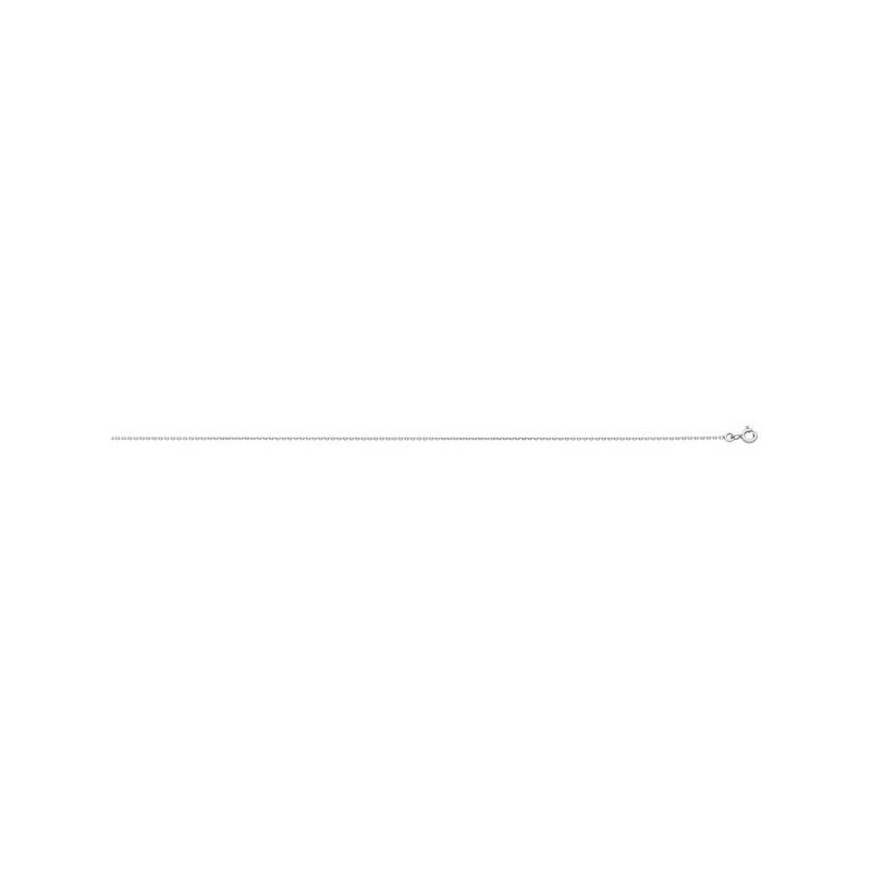 Collier Forcat 1,2 Mm Or Blanc Rhodié Blanc 1004794 - Marque Collection Julien D'Orcel  Or 375/1000 - Couleur Blanc