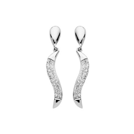 Boucles D'Oreilles  En Argent Et Oxydeydes