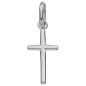 Boucles D'Oreilles  Croix Petit Modele Fil Rond Or Blanc 1005444 - Marque Collection Julien D'Orcel  Or 375/1000 - Couleur Blanc