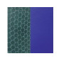 Les Georgettes - Cuir Manchette 40 mm Serpent d'eau Sapin/Bleu - Ref 702145799BF000