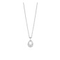 Pendentif Diamants 0.12 Ct Or Gris 9K