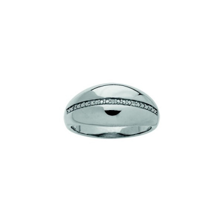 Bague Multi Diamant 0,025 Ct Fantaisie Argent 925