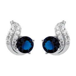 Boucles D'Oreilles  En Argent Et Oxydeydes
