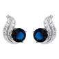 Boucles D'Oreilles  En Argent Et Oxydeydes