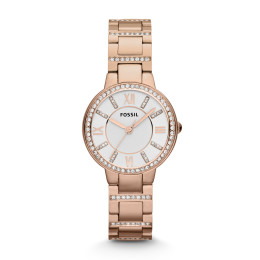 Montre Femme ES3284 Fossil - Collection VIRGINIA -  -  Glamour - acier - Quartz