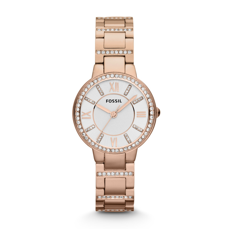 Montre Femme ES3284 Fossil - Collection VIRGINIA -  -  Glamour - acier - Quartz