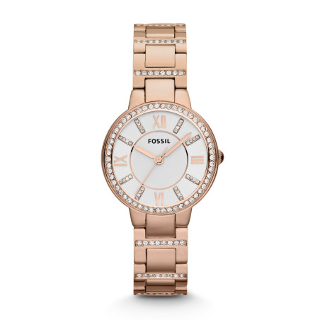 Montre Femme ES3284 Fossil - Collection VIRGINIA -  -  Glamour - acier - Quartz