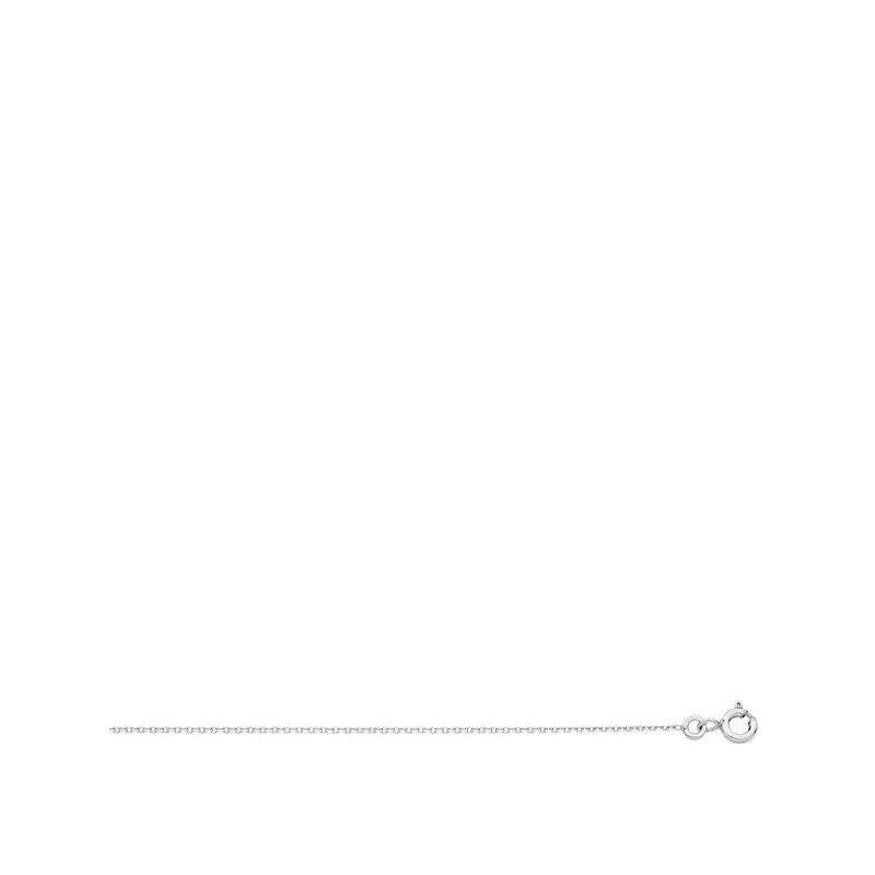 Collier Forcat 1,00 Mm Or Blanc Rhodié Blanc 1004864 - Marque Collection Julien D'Orcel  Or 375/1000