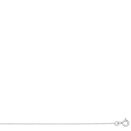 Collier Forcat 1,00 Mm Or Blanc Rhodié Blanc 1004864 - Marque Collection Julien D'Orcel  Or 375/1000