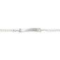 Bracelet  Identite 14 Cm , Argent Rhodié 925 1010515 - Marque Collection Julien D'Orcel  Argent 925/1000 - Couleur Blanc