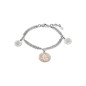 Lotus Style - Bracelet acier, motifs cercles bicolores - Réf LS1780-2/2