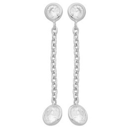 Boucles D'Oreilles   Pendant Chaine 2 Oxydeydes