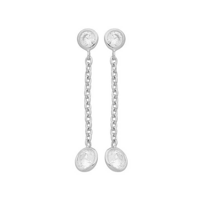 Boucles D'Oreilles Pendant Chaine 2 Oxydeydes Boucles D'Oreilles Pendant Chaine 2 Oxydeydes