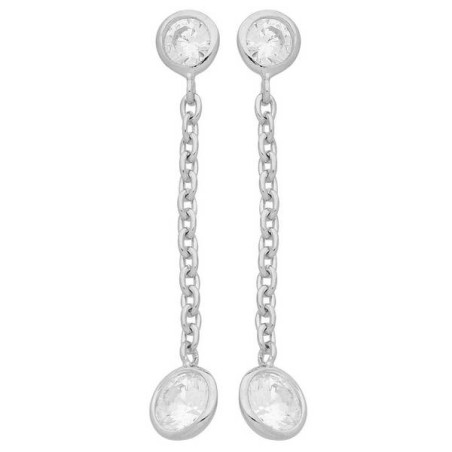 Boucles D'Oreilles   Pendant Chaine 2 Oxydeydes