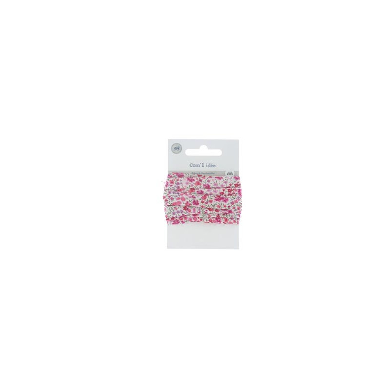 Bracelet  Biais Coton Liberty Phoebe  Largeur 10 Mm Et Longueur 5 Metres 1011932 - Marque Collection Julien D'Orcel