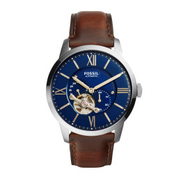 Montre Homme Fossil Townsman Automatique Bleu ME3110