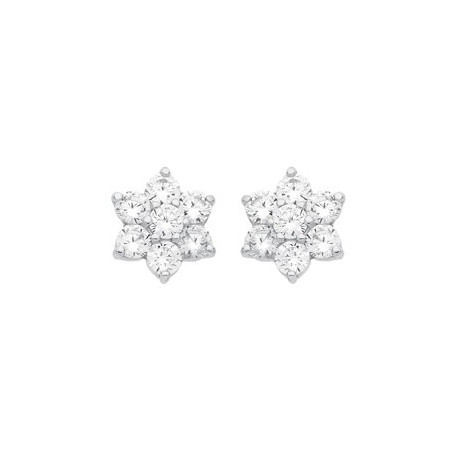 Boucles D'Oreilles  En Argent Et Oxydeydes