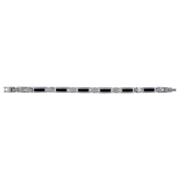 Phebus - Bracelet acier gris et carbone - Réf 35-0611