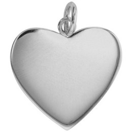 Pendentif Pendentif Plaque Coeur 1003310 - Marque Collection Julien D'Orcel  Argent 925/1000 - Couleur Blanc