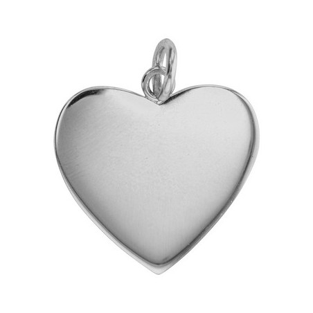 Pendentif Pendentif Plaque Coeur 1003310 - Marque Collection Julien D'Orcel  Argent 925/1000 - Couleur Blanc