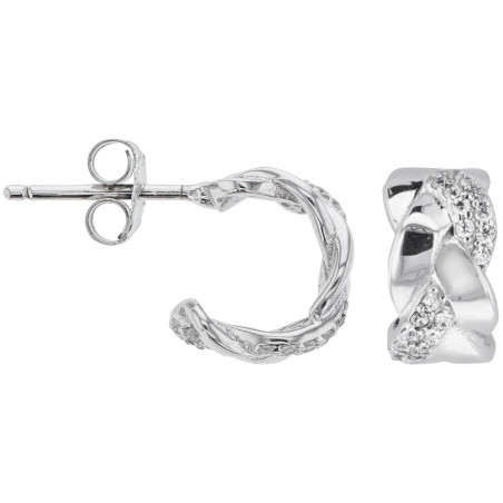 Boucles D'Oreilles  Bijou Collection 1019498 1019498 - Marque Collection Julien D'Orcel   - Couleur Blanc Oxydeyde De Zirconium