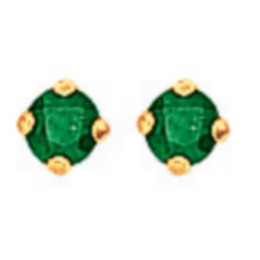 Boucles D'Oreilles  Emeraude Or - 1002264