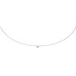Collier Solitaire C½Ur Oxydeyde Griffes