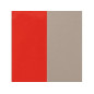 Les Georgettes - Cuir Manchette 40 mm Corail Vernis/Taupe - Ref 702145799DG000