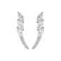 Boucles D'Oreilles  Oxydeydes De Zirconium Or Gris 9K 1011891 - Marque Collection Julien D'Orcel    Oxydeyde De Zirconium