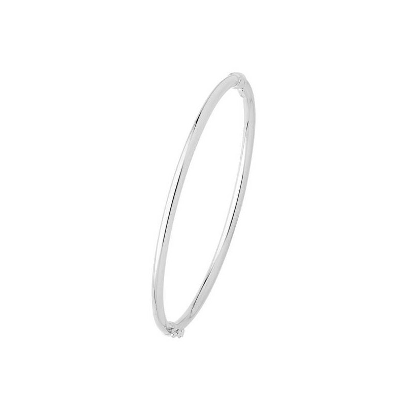 Bracelet  Jonc 3 Mm  Or Blanc 1008422 - Marque Collection Julien D'Orcel  Or 375/1000 - Couleur Blanc